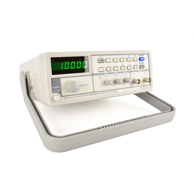 High resolution precise accurate DDS 3 MHz function generator TTL output sine square and triangular low distortion waveforms