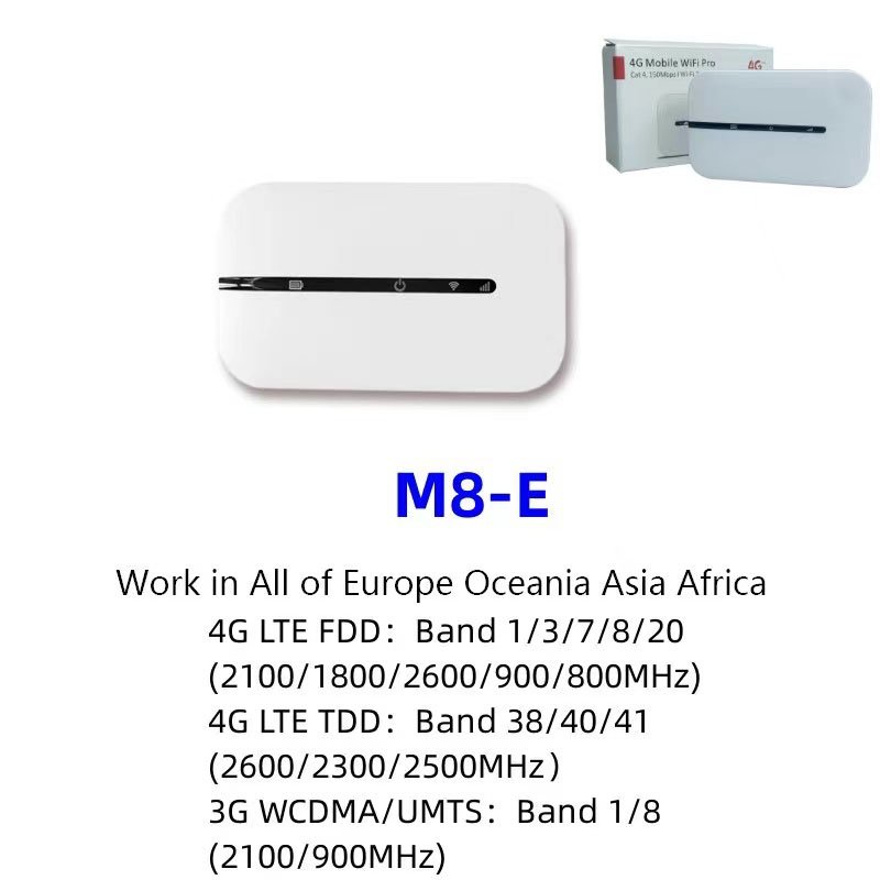 2024 New Portable Mobile Smart B1B3 B7 B8 B20 Signal Generator In Home Car Outdoor Mobile Wifi Router 4G LTE Wireless