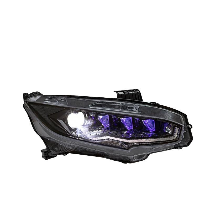 LED headlamp for honda tenth generation civic modification starry sky design