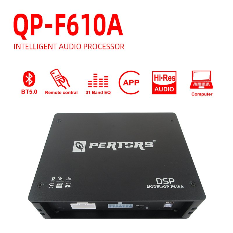 QPERTORS DSP QP-F610A car audio digital signal processor 6in10out 31 brand