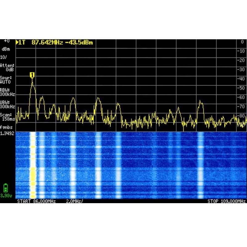 for ROtinySA ULTRA Handheld Spectrum Analyzer 4 "touch screen high frequency output signal 100k-5.3GHz