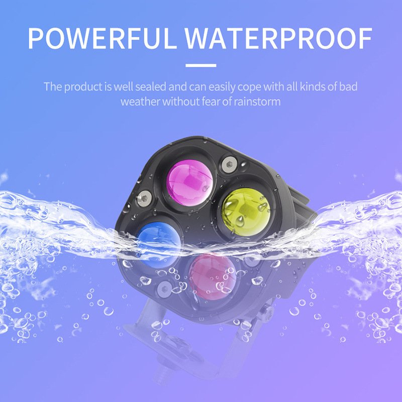 3 Inch Led Work Light 40w Spotlight 12v 24v Rgb Color Car Driving Light For Truck Tractor Offroad Suv Atv Motorcycle