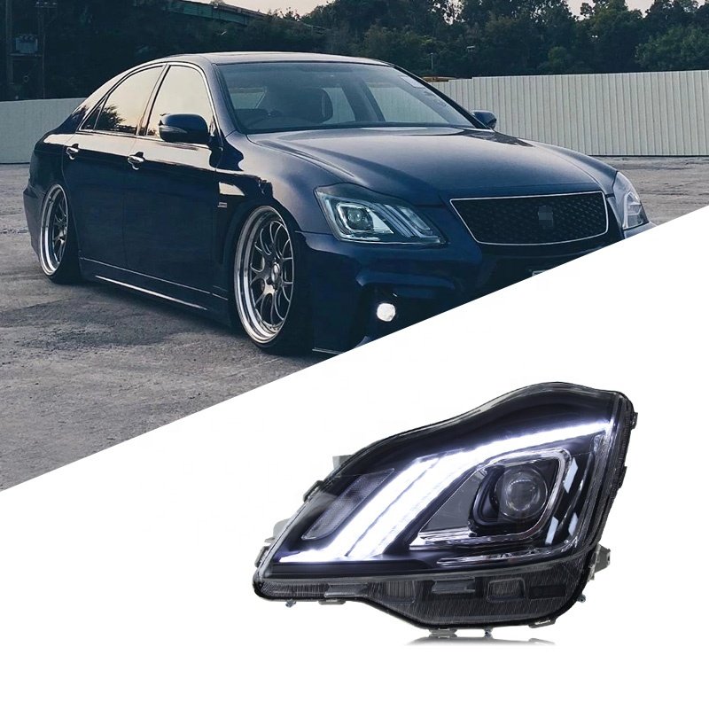 Hot Selling Suitable For Toyota 12th Generation Crown 2003-2008 Headlight Assembly Modification Japanese Version LED Head Lamp