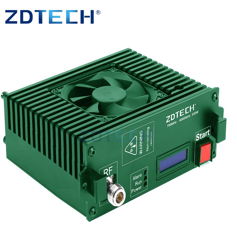 VHF wide band 100W ultra wide bands 700Mhz-6000Mhz professional power amplifier DDS rf amplifier module with ALC function