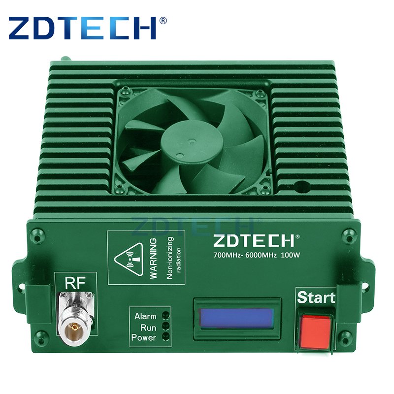 VHF wide band 100W ultra wide bands 700Mhz-6000Mhz professional power amplifier DDS rf amplifier module with ALC function