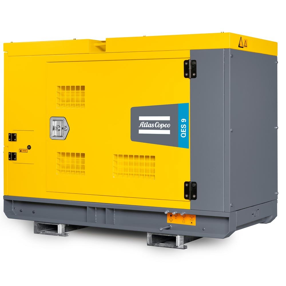 Atlas Copco QES Diesel Generators 50Hz Frequency 400V Rated Voltage 1500RPM 26KW Alternator Rated Power