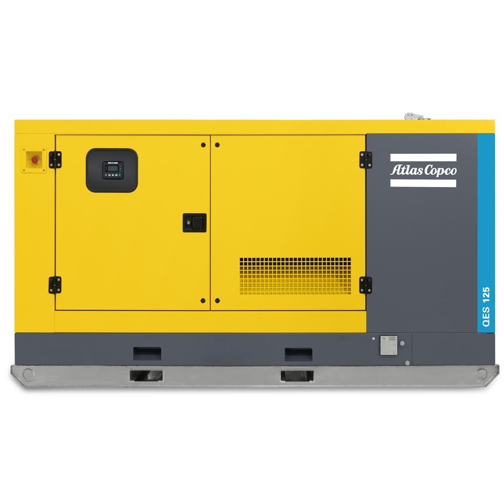 Atlas Copco QES Diesel Generators 50Hz Frequency 400V Rated Voltage 1500RPM 26KW Alternator Rated Power