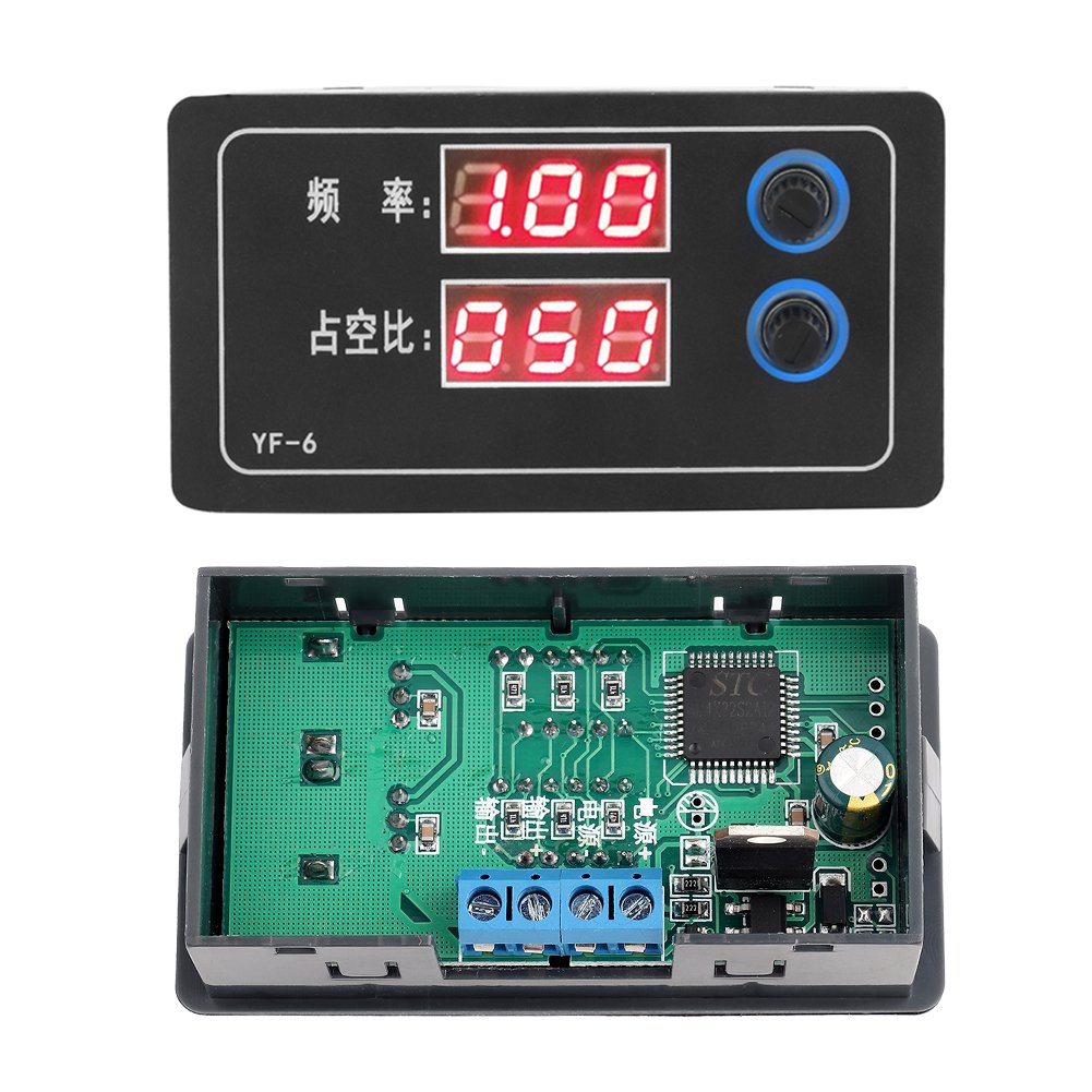 PWM Square Wave Square Wave Signal Generator Drive Module Pulse Frequency Duty Cycle Adjustable Microcontroller YF-6