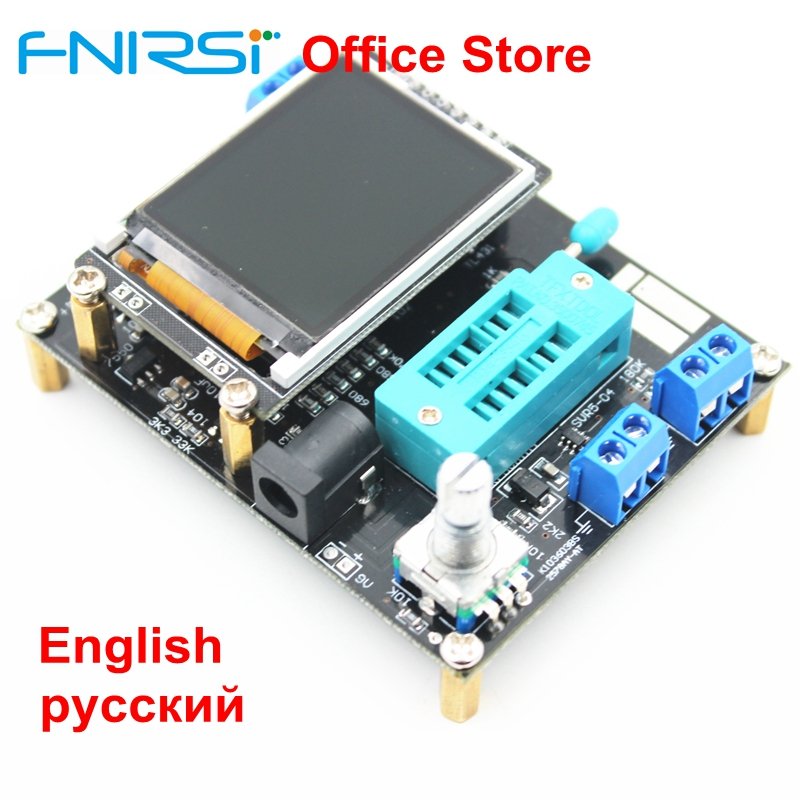 LCD GM328A Transistor Tester Diode Capacitance ESR Voltage Frequency Meter PWM Square Wave Signal Generator electronic kits