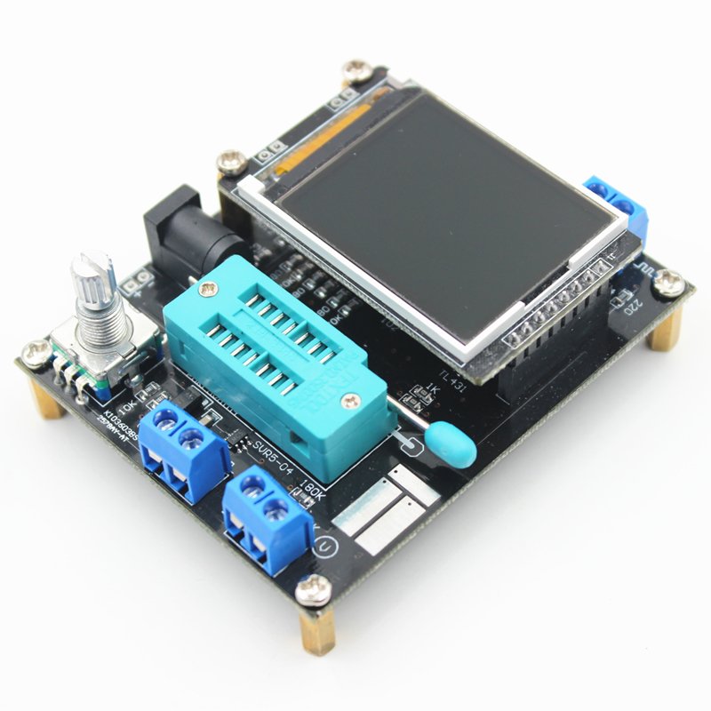 LCD GM328A Transistor Tester Diode Capacitance ESR Voltage Frequency Meter PWM Square Wave Signal Generator electronic kits