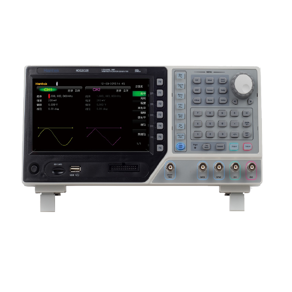 Hantek HDG2082B Arbitrary Waveform Function Generator with 2 Channel 80MHz 250MSa/s 64M Memory DDS Signal Generator HLX