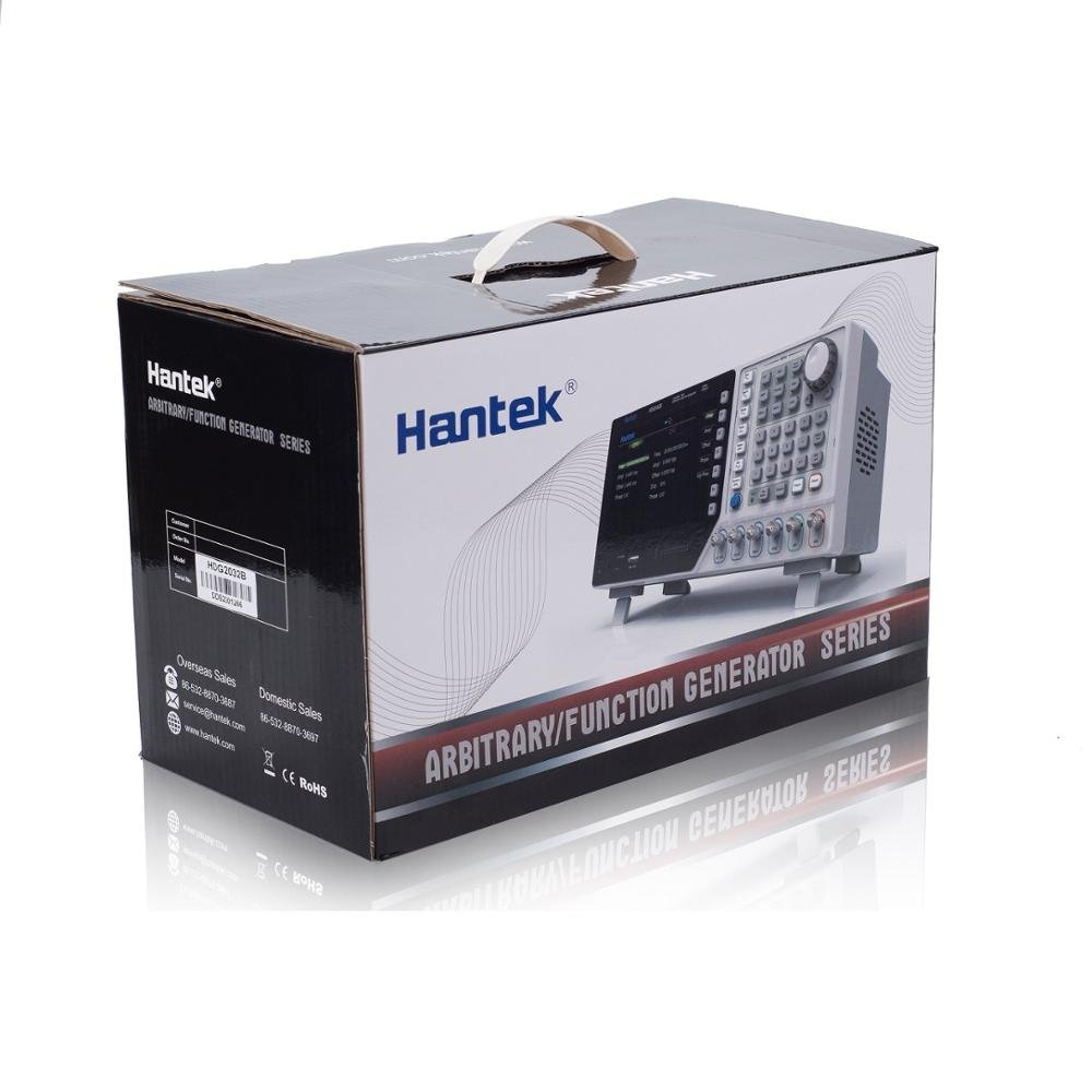 Hantek HDG2082B Arbitrary Waveform Function Generator with 2 Channel 80MHz 250MSa/s 64M Memory DDS Signal Generator HLX