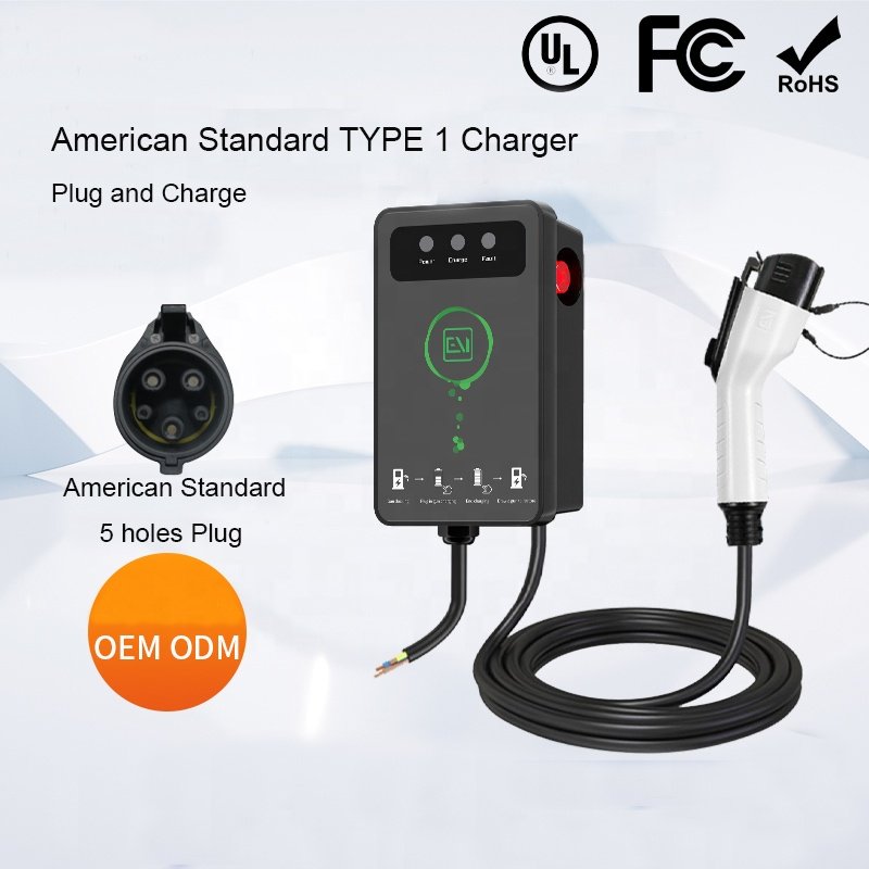 EV vehicle charging pies ZR-USO04-3 AC240V 50A 11.5KW IP67 protection plug and recharge safe and anti-theft for home charging