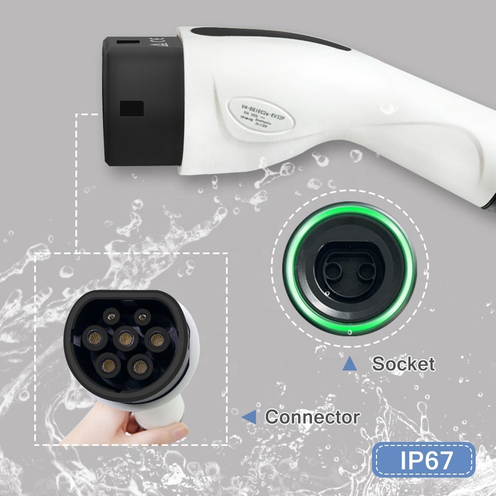 TUV CE 230V 32A 7.2KW electric car wall box ev fast charging station