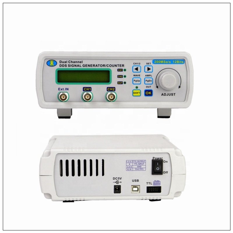 MHS5200A 25MHZ Dual-channel Digital signal generator DDS Function Generator frequency generator Arbitrary Waveform/Pulse