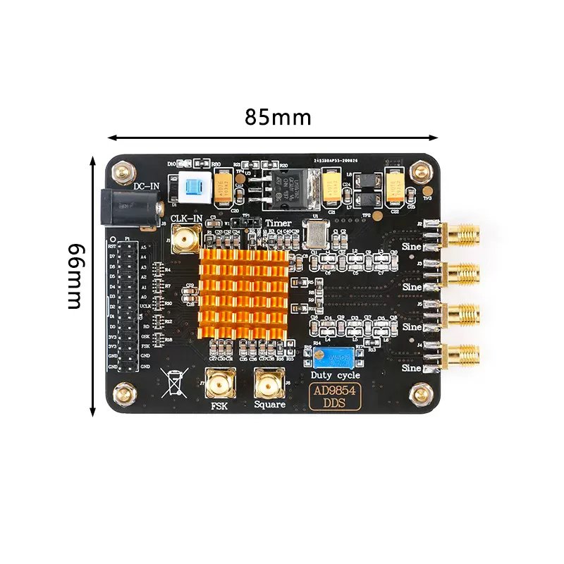 AD9854 High speed DDS module signal source generator module sine wave square wave signal generator driver board