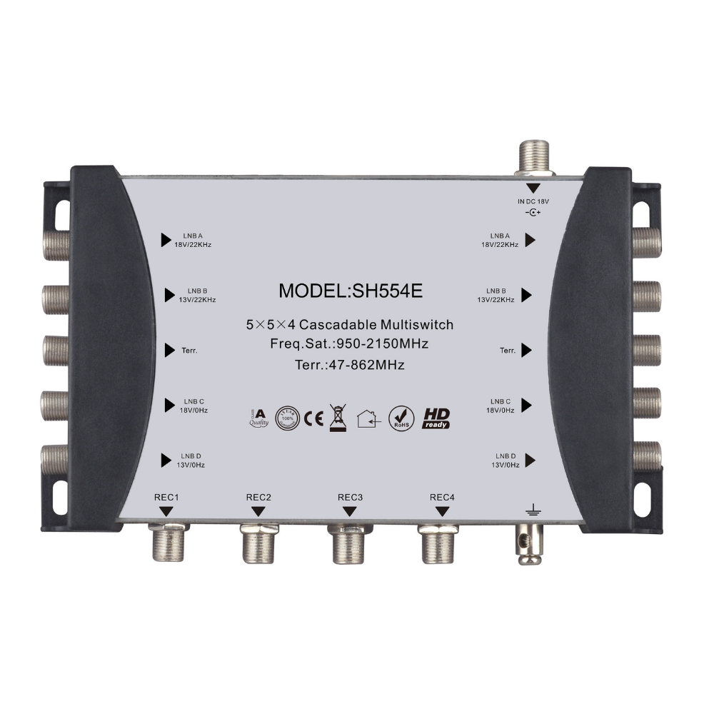 5x5x8 Cascade Satellite Multiswitch Professional Durable Satellite TV Signal System multiswitch