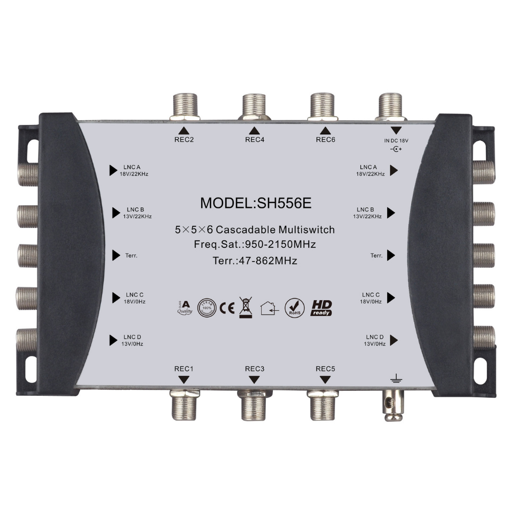 5x5x8 Cascade Satellite Multiswitch Professional Durable Satellite TV Signal System multiswitch