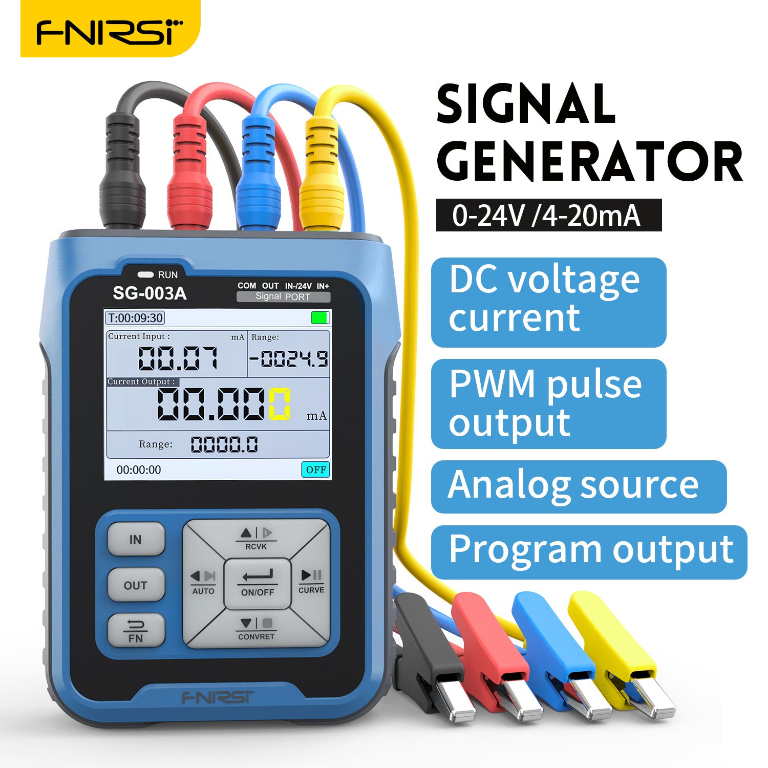 SG-003A 0-10V Adjustable Current Voltage Simulator 4-20mA Signal Generator Source Transmitter Calibrator Transmitter