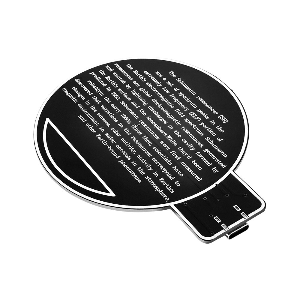 7.8Hz Schumann Waves Ultra-Low Frequency Pulse Generator Sleep Improver Circular Schumann Waves Generator for Home Office Use