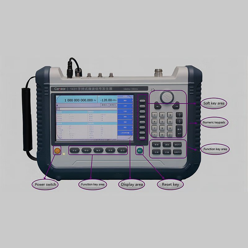 Ceyear frequency range: 250kHz~4GHz 1431A Handheld RF Signal Generator