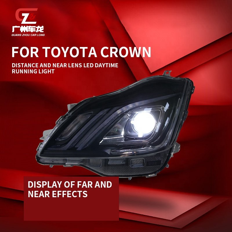 Led headlights For Toyota 12th generation Crown 2003-2008 upgrade Japanese version LED daytime running lights turn signal