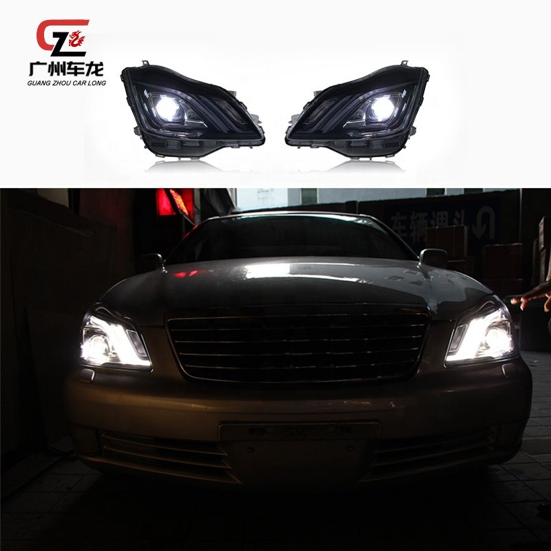 Led headlights For Toyota 12th generation Crown 2003-2008 upgrade Japanese version LED daytime running lights turn signal