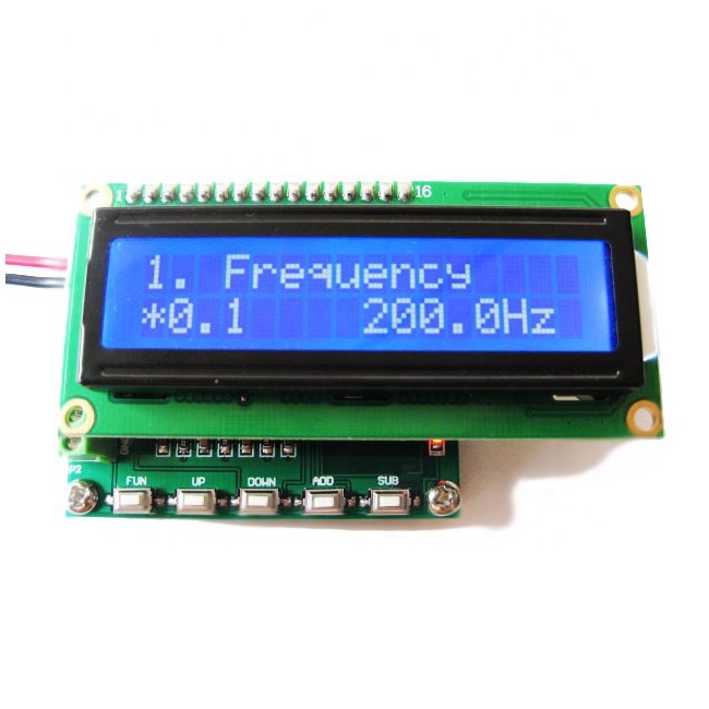 Taidacent 0~360 Degrees 0.1~2000 Hz DDS Signal Generator Counter Screen Display High Precision High Frequency Signal Generator