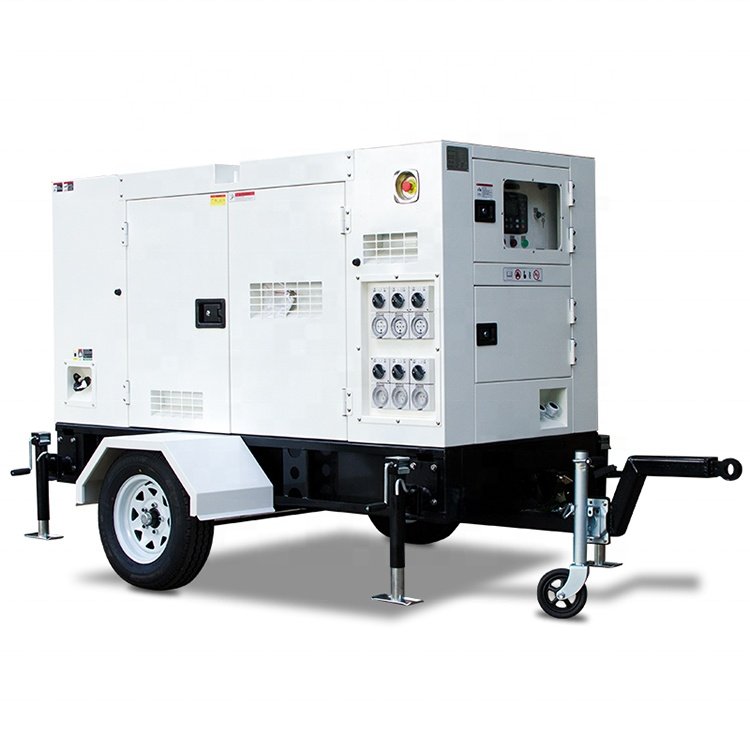 60kw 75kva OEM Diesel generator Trailer Type Power By Yangdong Engine Reliable Quality Mobile generator Mount Trailer generator