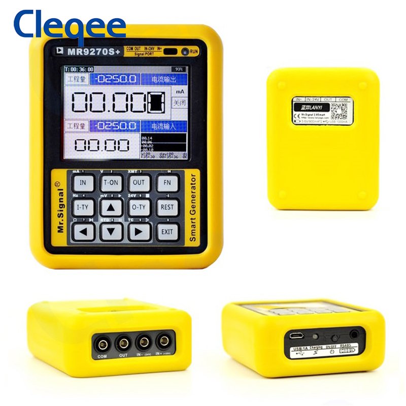 Upgraded MR9270S+ 4-20mA Signal Generator Calibration Current Voltage PT100 Thermocouple Pressure Transmitter PID Frequency
