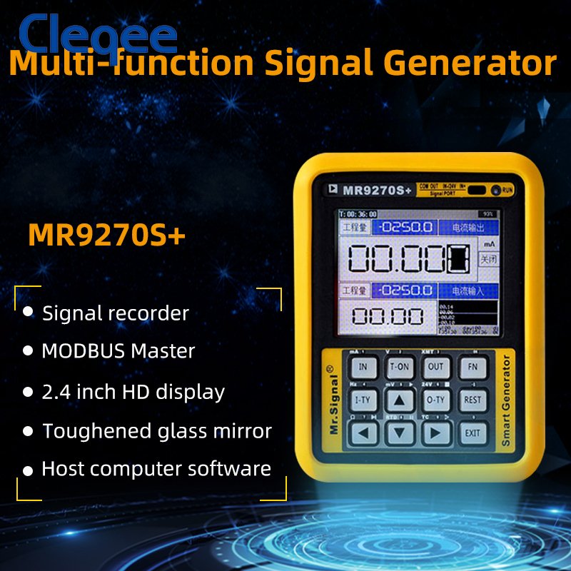 Upgraded MR9270S+ 4-20mA Signal Generator Calibration Current Voltage PT100 Thermocouple Pressure Transmitter PID Frequency