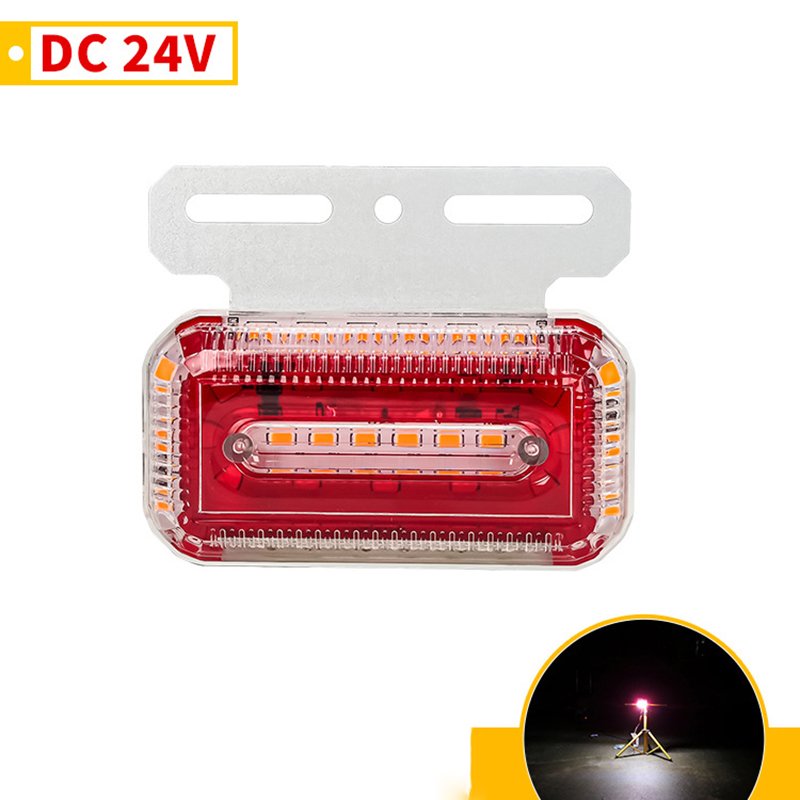 Super bright truck LED ground side light running water yellow light turn signal trailer Clearance waterproof tail light