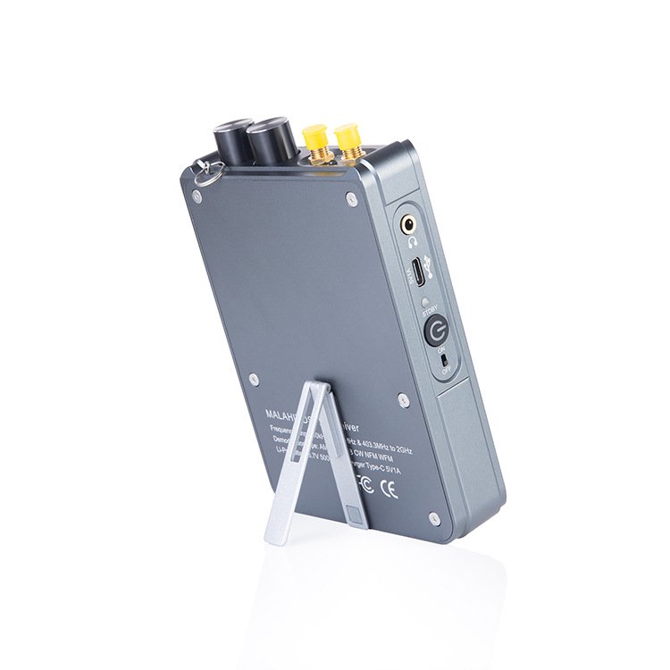 New Firmware 2.30 Second Generation DSP2 SDR Malachite Radio Receiver 10kHz-380MHz 404MHz-2GHz Stereo Radio 5000mAh Battery