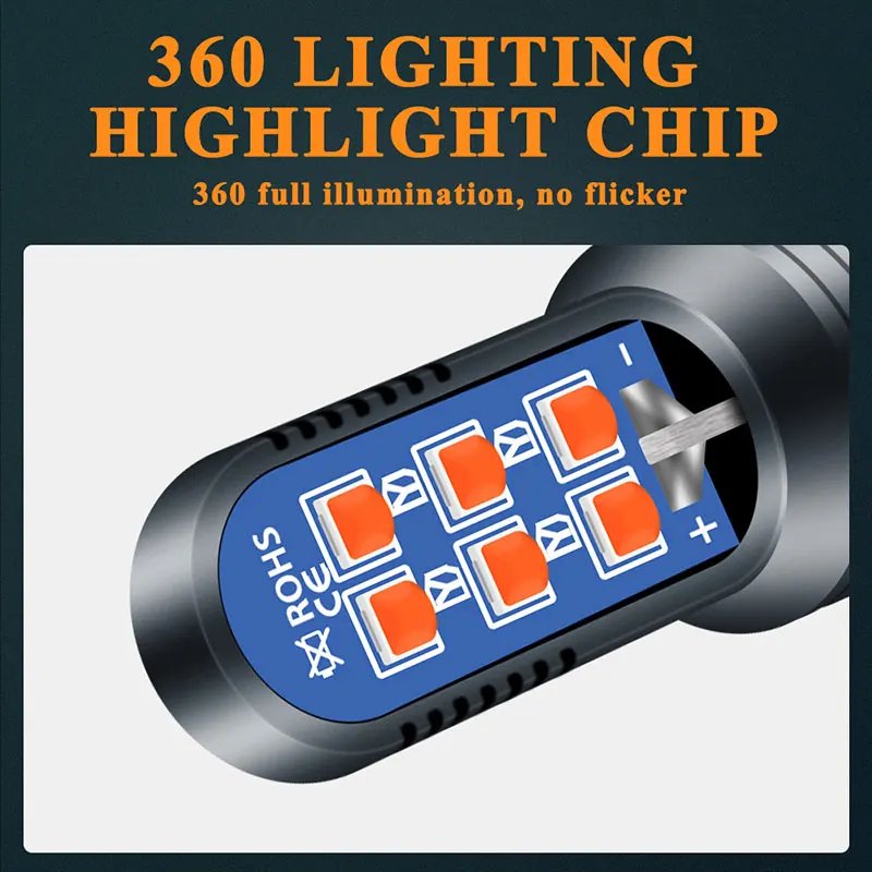 2X 12V 3030 SMD Auto Signal Lamp strobe Red Color 1157 Led Bulbs for Car Reversing Light Turn Brake Backup Light Universal