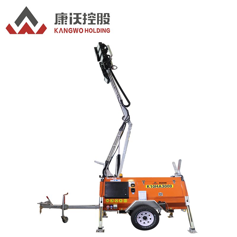 Mounted Construction Portable Generator Cooperated Mobile Light Tower
