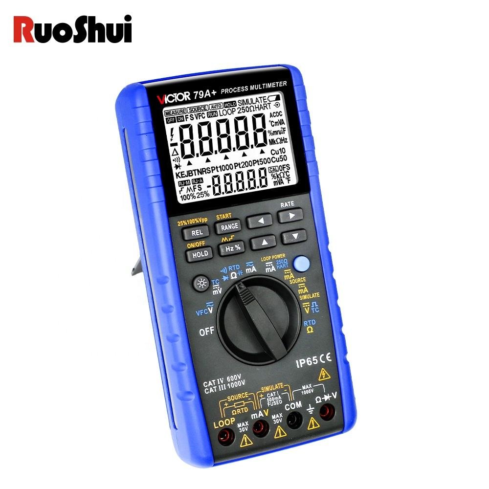 79A+ Loop Power Signal Generator 4 20ma Digital Process Multimeter RTD Thermocouple Calibrator Accuracy 0.05%