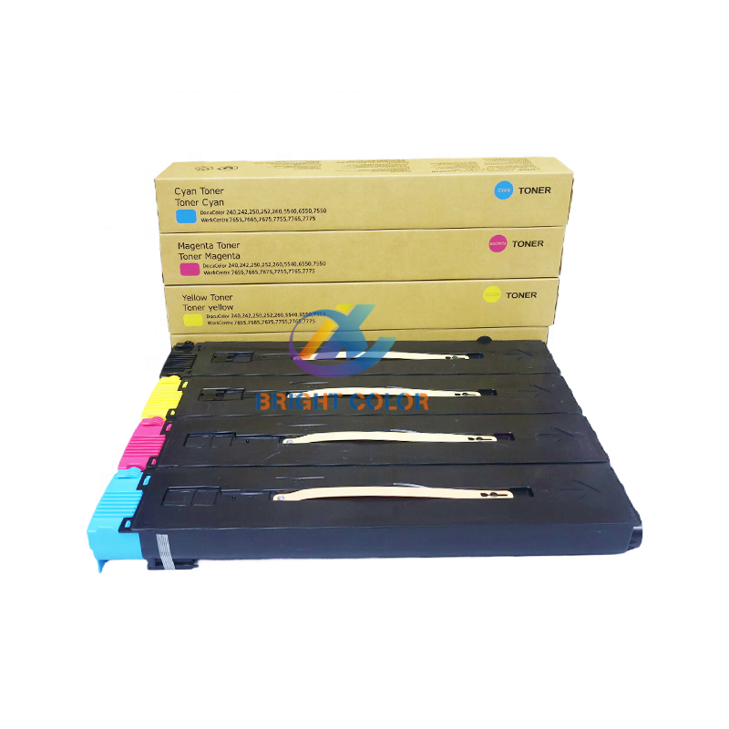 DC240 6550 Color Toner Cartridge Sales Ace Good Quality China Supplier For Xerox DocuColor240 242 250 252 260 Copier Spare Parts