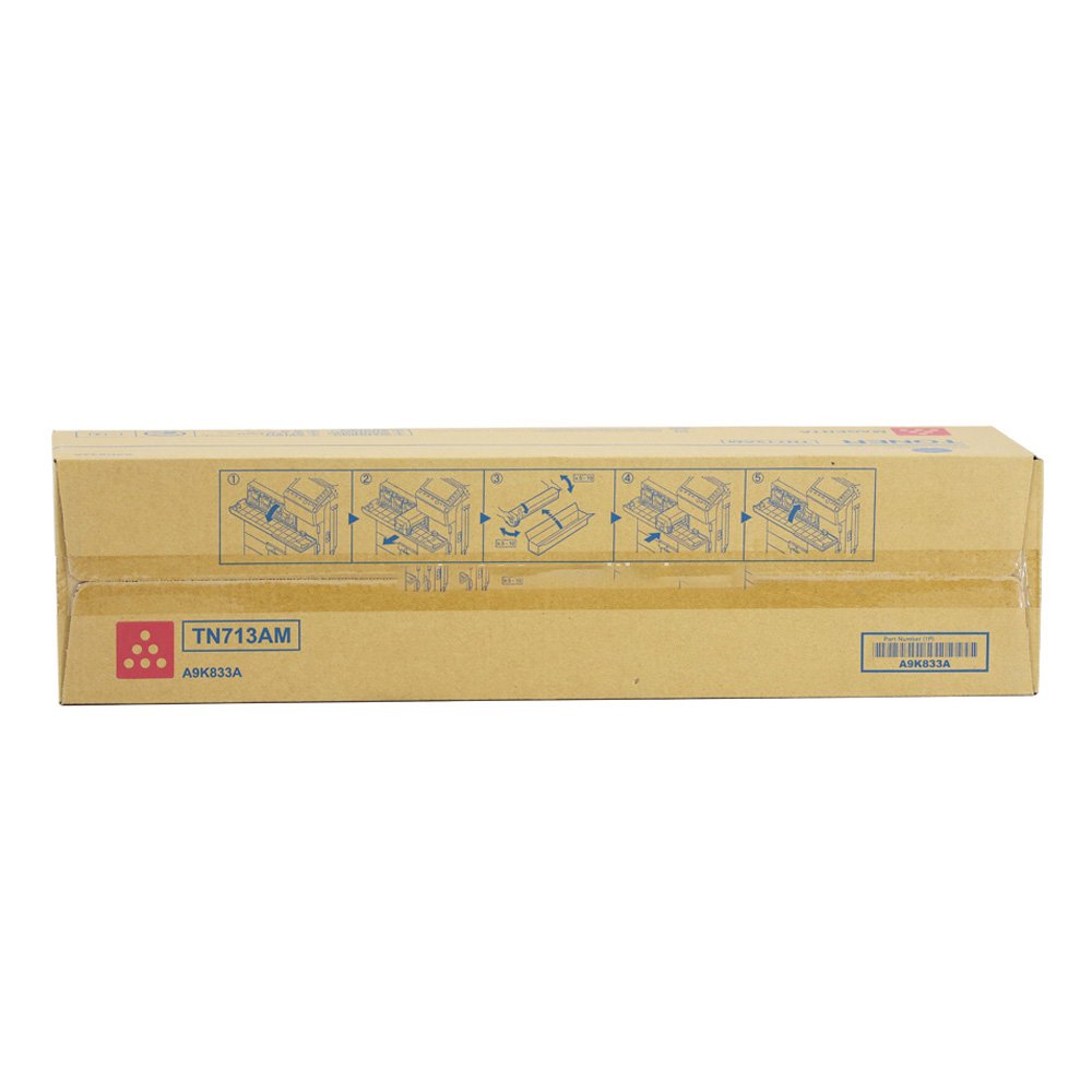 Konica Minolta TN713 Original Copier Color Toner Cartridge US Version for Bizhub C759/C659 A9K8130 to A9K8430 Series
