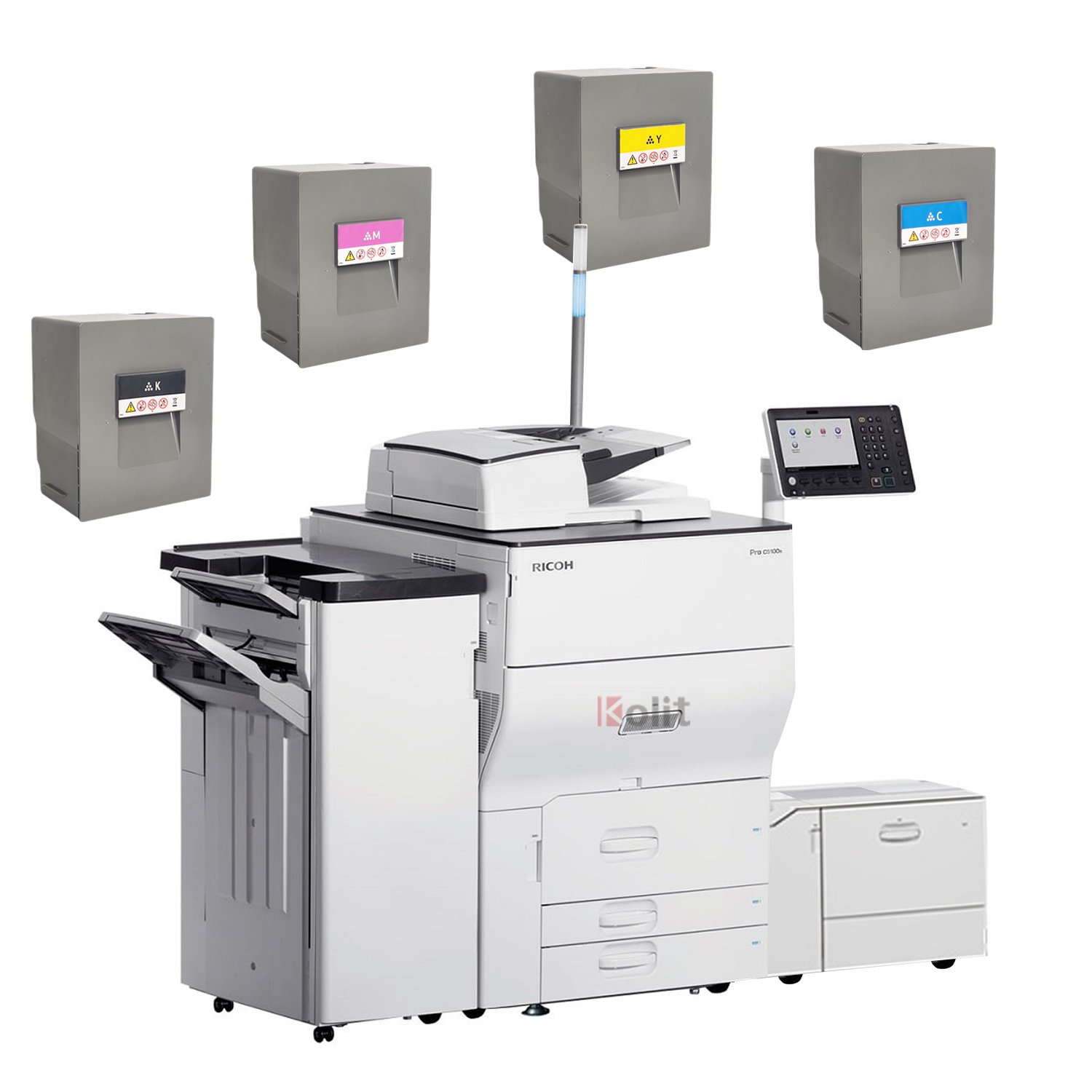 Low counter remanufactured Laser a3 copier PRO C5100 C5110s Used Photocopier machine for Ricoh office equipment