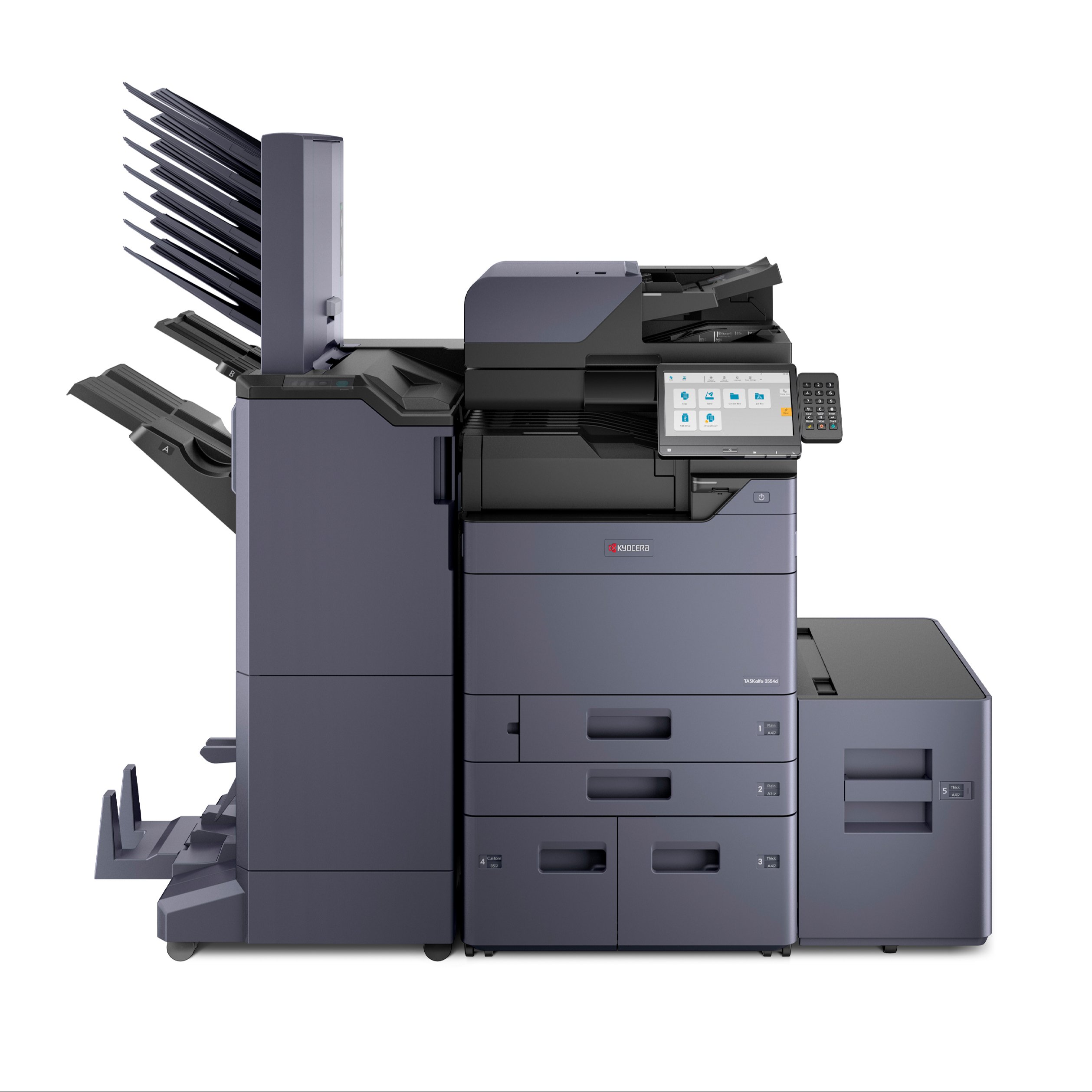 5052ci With Finisher and Tray Fast Speed A3 Color Printer Multifunctional Copier Machine For Kyocera Taskalfa 5052ci