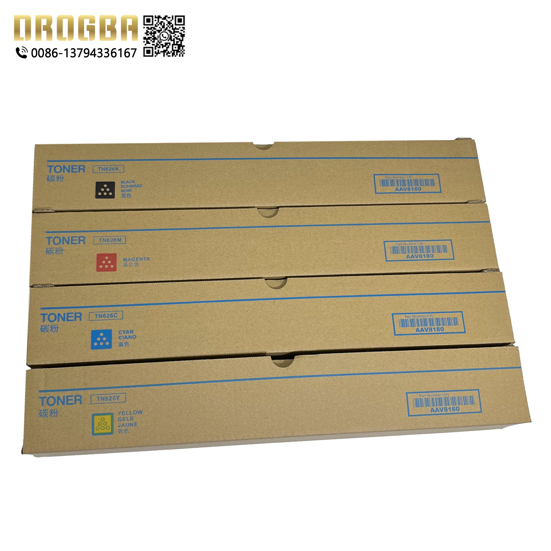 High Quality Tn328 Tn626 Compatible Copier Toner Cartridge For Konica Minolta Bizhub C450 C550i C650i Color Toner Refill