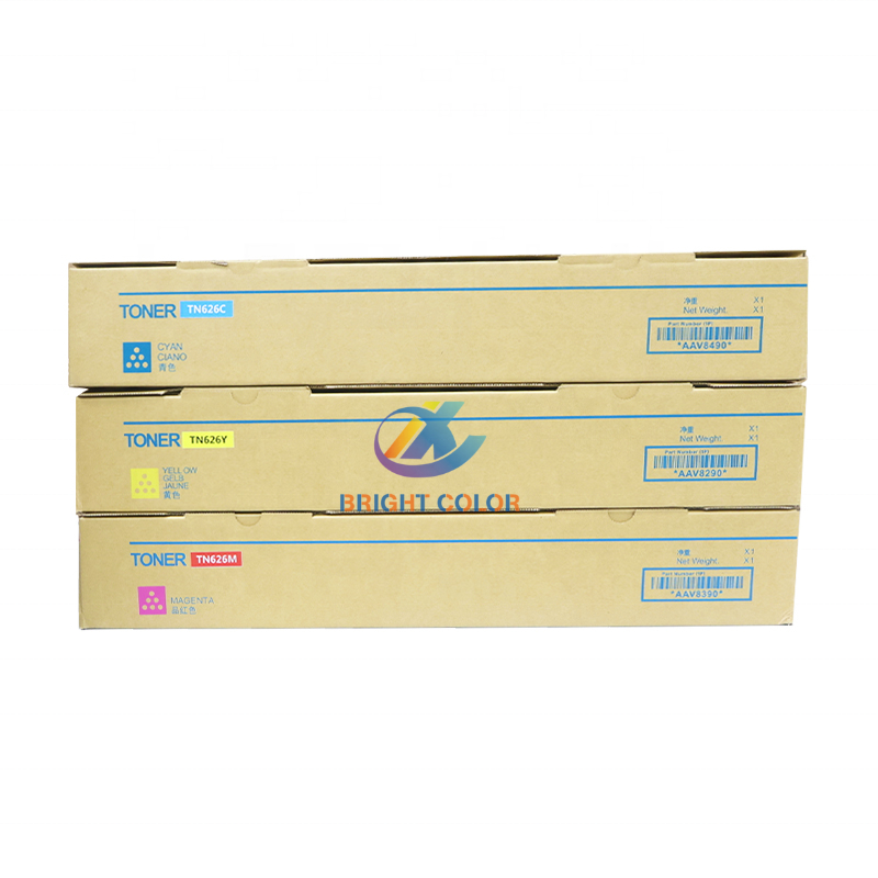 High Quality Color Toner Cartridge For Konica Minolta TN626 Color Toner Cartridge For Bizhub C450 C550i C650i Copier Spare Parts