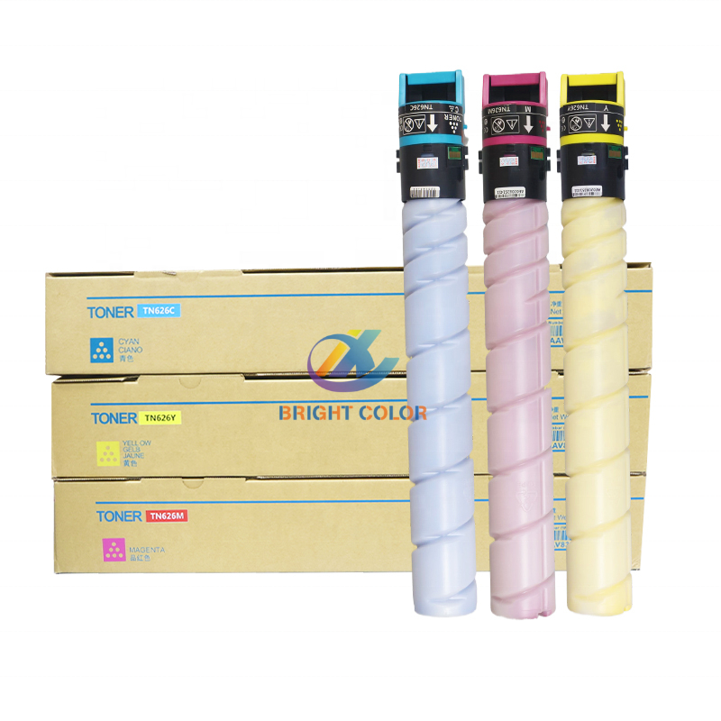 High Quality Color Toner Cartridge For Konica Minolta TN626 Color Toner Cartridge For Bizhub C450 C550i C650i Copier Spare Parts