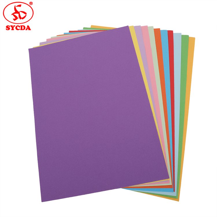 2018 High Quality Muiti-Color Woodfree A4 Copy Paper Printing Coloful Offset Paper 70gsm OEM