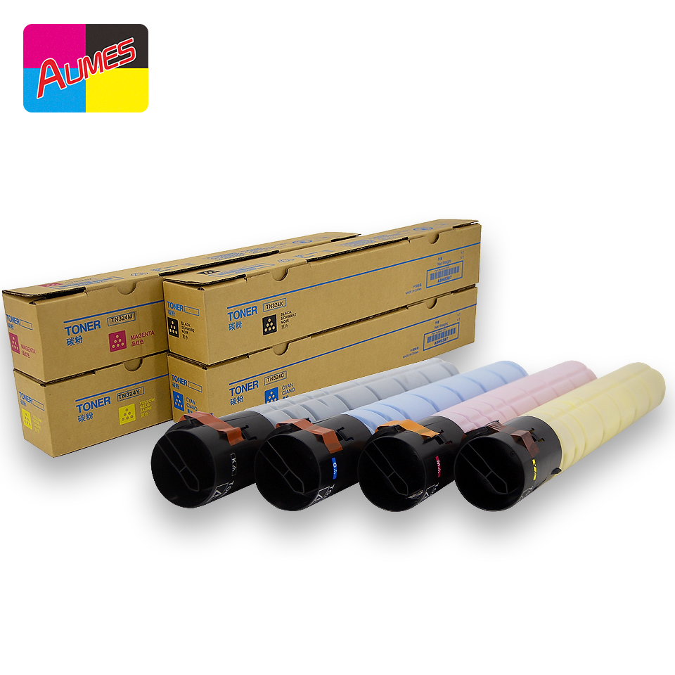 Wholesale TN324 TN-324 TN 324 Color Toner Cartridge For Konica Minolta Bizhub C258 C308 C368 Colour Copier