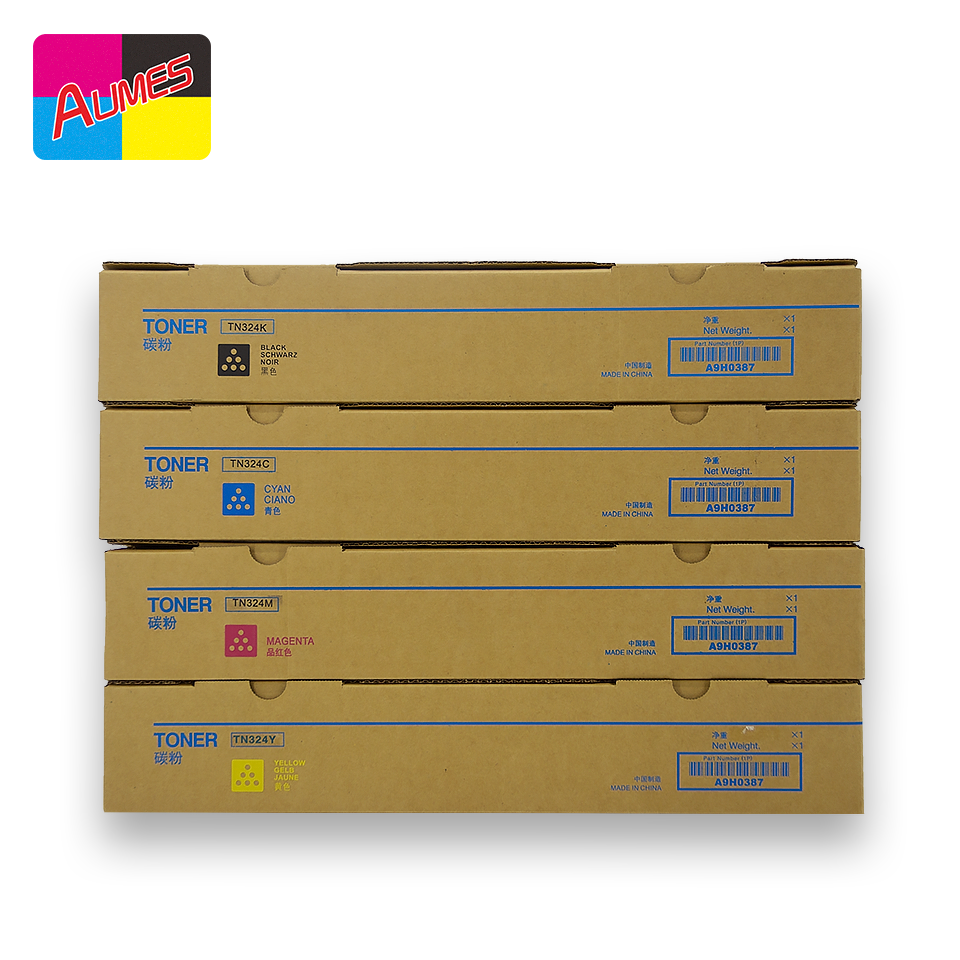 Wholesale TN324 TN-324 TN 324 Color Toner Cartridge For Konica Minolta Bizhub C258 C308 C368 Colour Copier