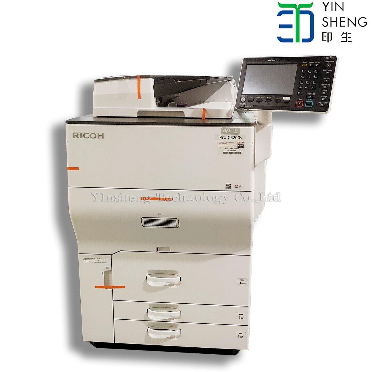 Used High-Accuracy A3 Copier Refurbished Colorful Photocopier Machine For Ricoh Pro C5200s