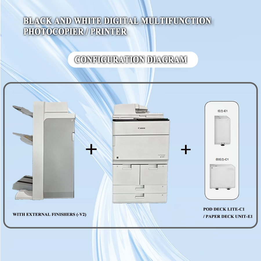 multifunctional printer Second Hand Copiers digital printer copier for Canon 8505 8585 Used Copier Photocopier