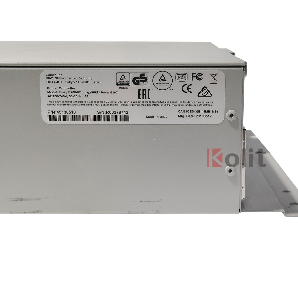 Good Price remanufactured Copier Server G100 E200-07 backup server imagepress c700/c750/850 Photocopier machine server