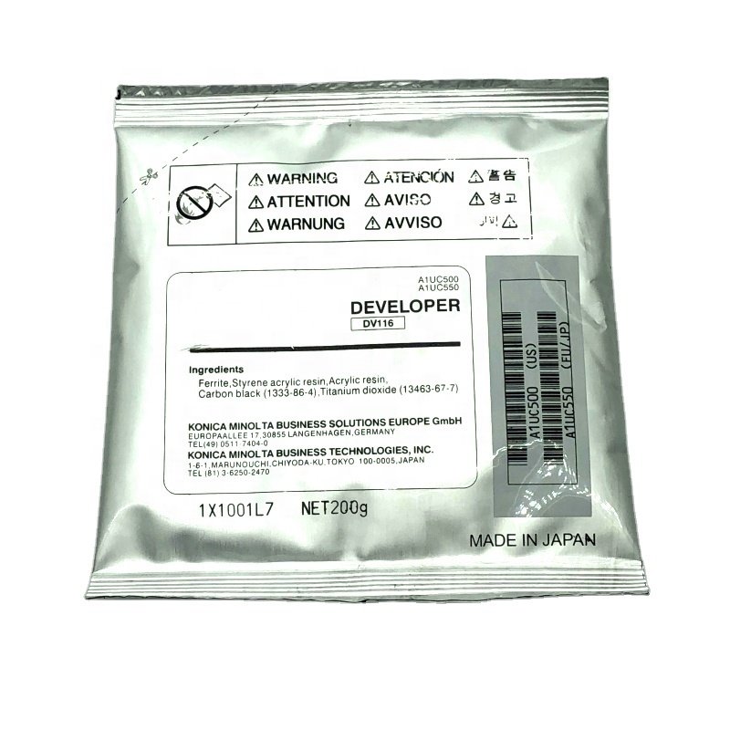 Developer Toner DV116 For Konica Minolta Bizhub BH 184 185 235 195 6180 7718 164 Developer Printer Copier Parts